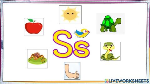Letter Ss