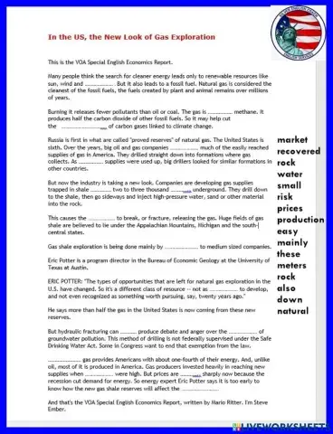 Listening, THE NEW LOOK OF GAS EXPLORATION