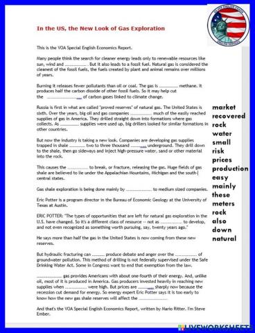 Listening, THE NEW LOOK OF GAS EXPLORATION