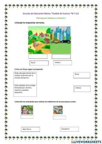 Parroquias Rurales y Urbanas