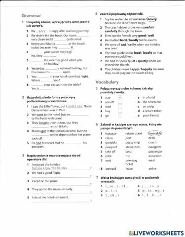 Unit 2 - worksheet