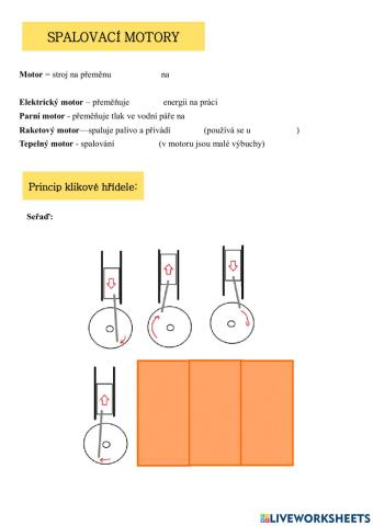 Tepelné motory - velké opakování
