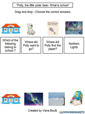 -Polly, the little polar bear- What is school?-