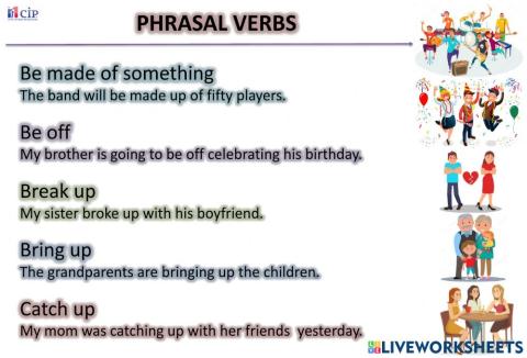 Week 1 Phrasal verbs