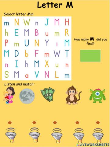 Consonants: M