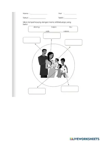 Pendidikan kesihatan tahun 1-kekeluargaan