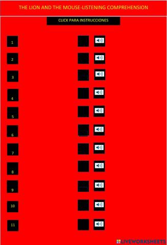 The lion and the mouse