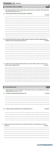 Sejarah Tingkatan 4 Bab 4 Esei