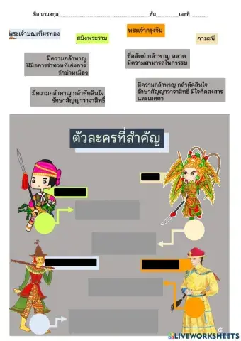 ตัวละครจากราชาธิราช