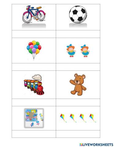 Toys and plural nouns