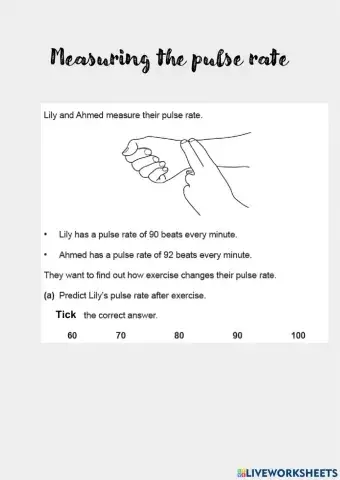Measuring the pulse rate