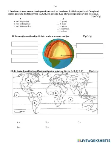 Scoarța terestră ca suport al reliefului