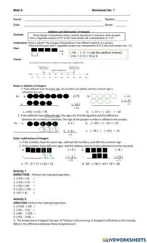 Integers