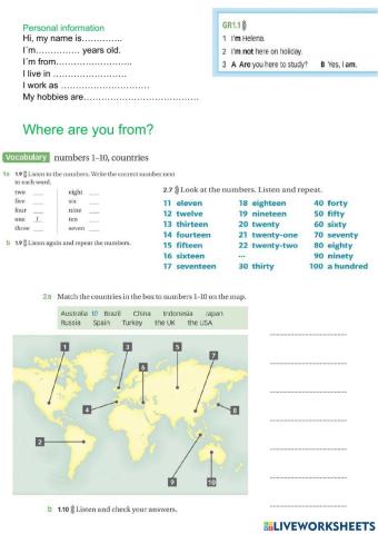 Navigate beginners Where are you from?