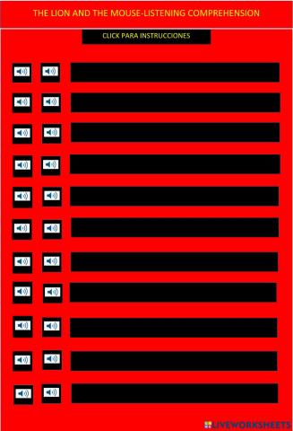 The lion and the mouse