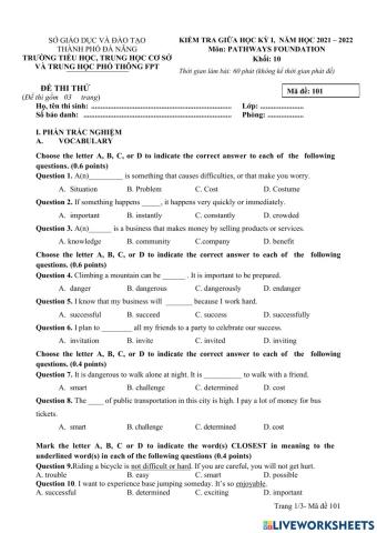 Pwf sample final test