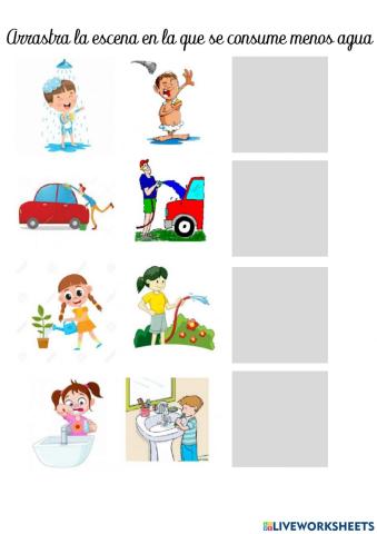 Desperdicio del agua