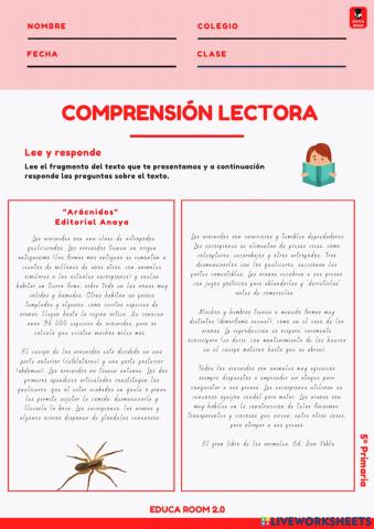 5º ud2 comprensión lectora lengua