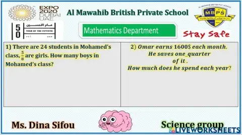 Fraction word problem