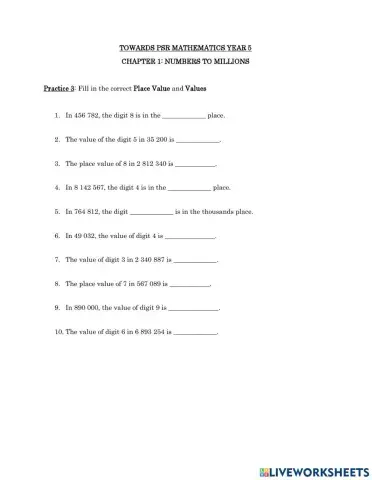 Place Value
