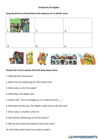 Charlie the fire fighter