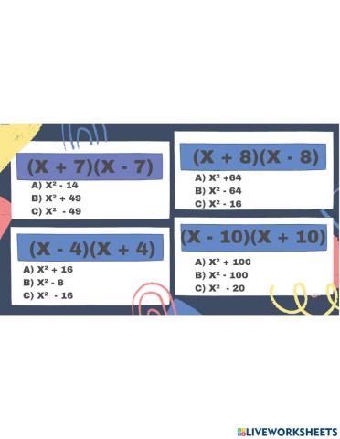 Multiplicacion binomios