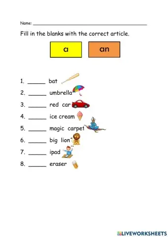 Article a and article an