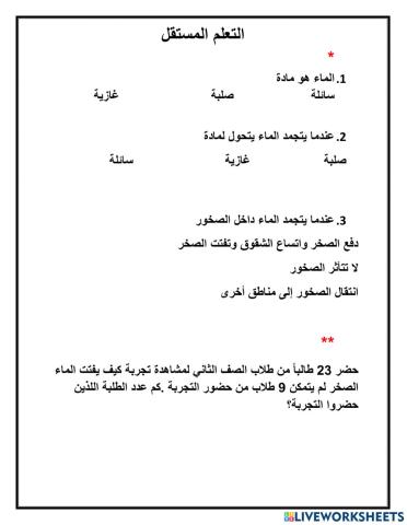 كيف يفتت الماء الصخر؟