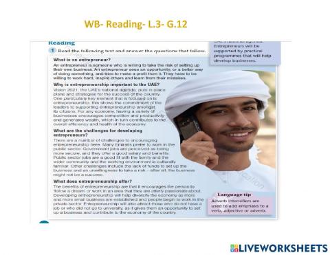 A nation’s entrepreneurial vision