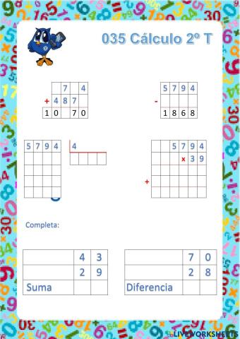 035 CÁLCULO 2º Trimestre