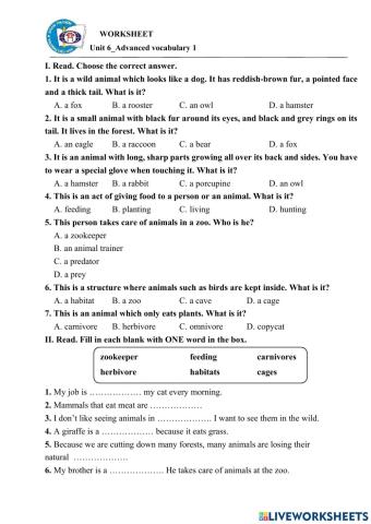 Unit 6-Advanced vocab 1