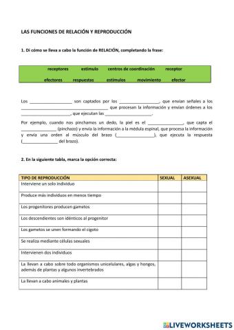 relacion y reproduccion