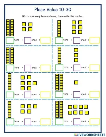 Place Value 10-30 DJ