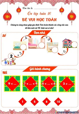 Ôn toán tuần 16