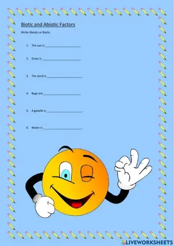 Biotic and Abiotic Factors