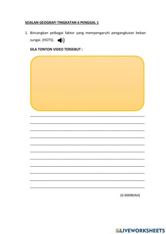 Pemendapan pengangkutan beban sungai