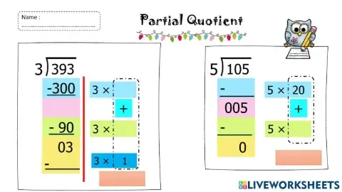 Partial quotient