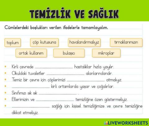 Temizlik Ve Sağlık