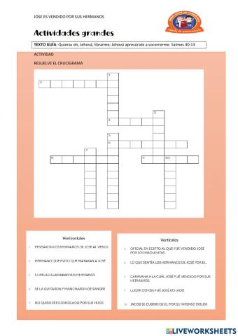 José es vendido por sus hermanos