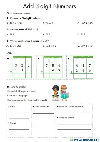 G2 t3 w1 3 digit addition