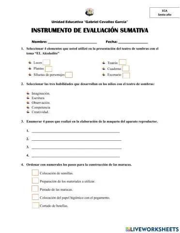 Evaluación de ECA