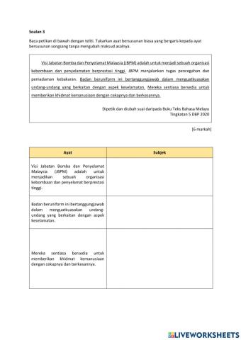 Bahasa melayu - sintaksis 3