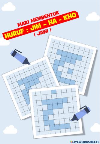 Jawi : Membentuk Huruf Jawi : 03. Jim - Ha - Kho (2022)