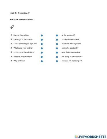 Mindset Foundation - Grammar & Vocabulary Skills Modules - Unit 3 Ex7