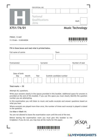 2016 Higher Music Tech