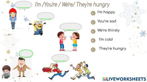 Verb to be - Feelings