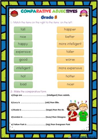 Comparative adjectives