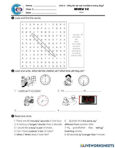Unit 6 Review 1,2 (cũ)