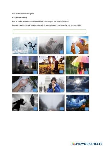 HV - Wie ist das Wetter morgen?