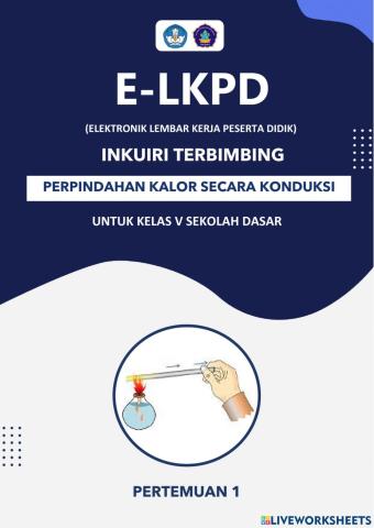 E-LKPD Perpindahan Kalor Secara Konduksi